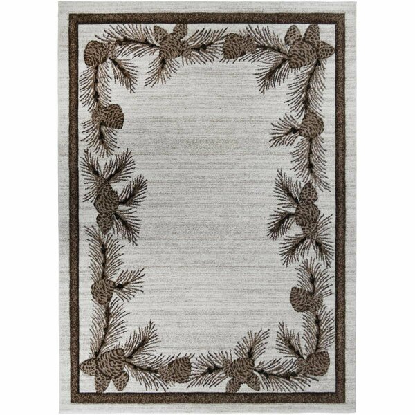 Mayberry Rug 2 ft. 3 in. x 3 ft. 3 in. Tacoma Honeybrook Area Rug, Multi Color TC9712 2X3